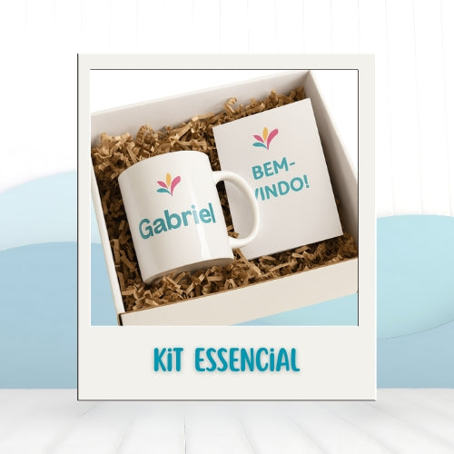 Kit Essencial – Caneca Personalizada + Cartão